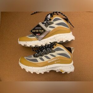 Merrell Moab Speed Mid GTX Gore-Tex Gold Multi Women Outdoors Hiking J067668
